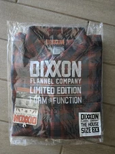 Dixxon Flannel The House 50 Years Shirt Mens 2XL XXL Orange Black  Button-Up