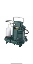 ZOELLER Submersible Sump Pump: 3/10hp, 115V AC, 34 gpm Flow Rate @ 10' of Head
