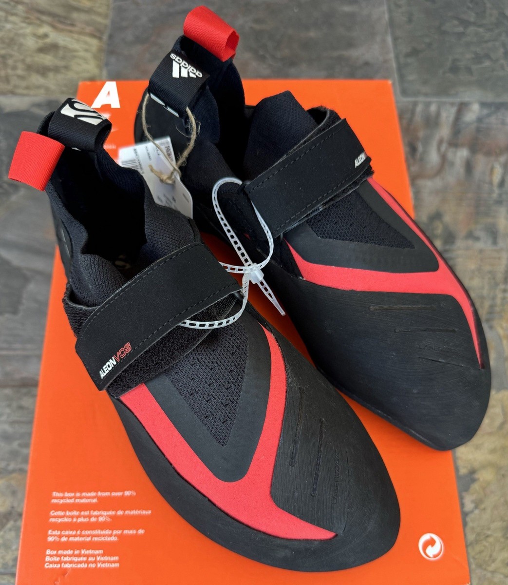 Brand New Adidas Aleon Men’s Climbing Shoes - Black and Red! Adidas Five Ten Aleon Mens Rock Climbing Shoes Black/Red  main image 3