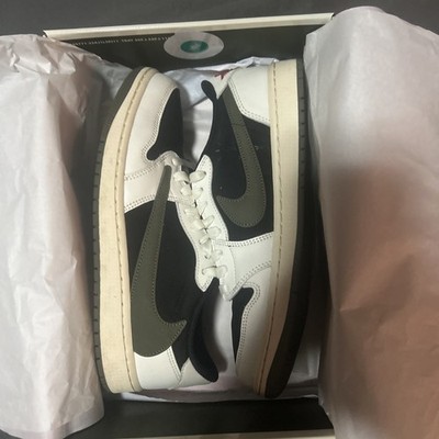 WMNS Air Jordan 1 Low Og Sp x Travis Scott Olive DZ4137 106 size W10.5/9M