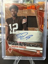2025 Panini Phoenix - Rookie Phenoms Jersey Autographs Shedeur Sanders #RPJ-SSS