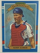 1990 Donruss Sandy Alomar Diamond Kings card #13