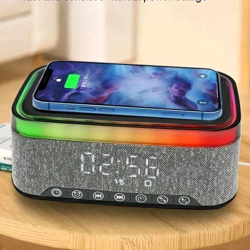 Smart Wireless Fast Charger, Speaker, BT, Sound machine & Am