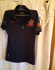 Aubrion Equestrian Riding Top Size 12. Navy Blue. Lightweight Material