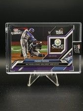 2024 Topps Now FREDDIE FREEMAN 873D World Series Base PURPLE FIRST ON PRINT 1/25