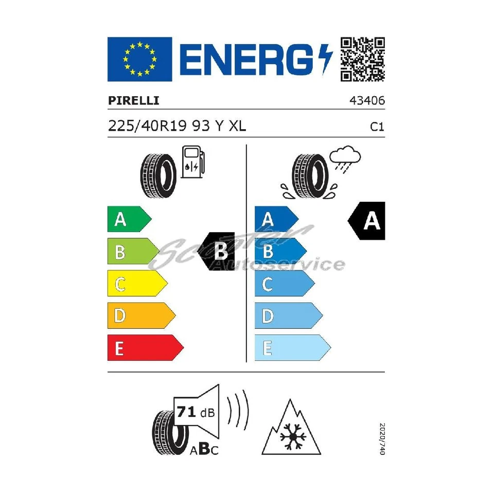 Reifen 225/40 R19 93Y Pirelli Cinturato All Season SF-3 3PMSF ML XL | 45723 - Bild 2 von 3