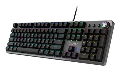 MSI OS1-8ZA8013-000 Forge Gk310 Red De Keyboard  Gaming Usb Qwerty German Bl ~E~