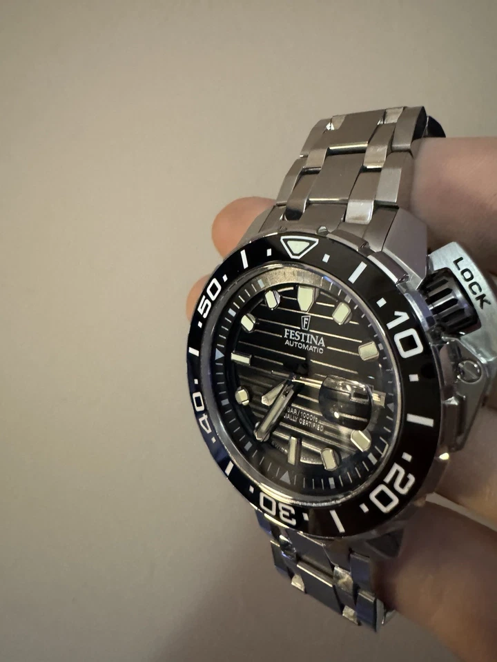 FESTINA SWISS ODYSSEY DIVER 47MM AUTOMATIC - F20043-6 MEN's WATCH BOX & Papers - Image 4 of 4