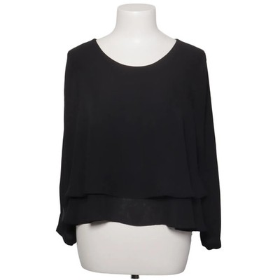 Zara Basic, Bluse, Größe: M, Schwarz, Einfarbig, Damen #WSZ