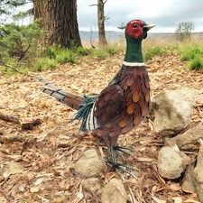 Epsom Metal Garden Animal Statues ? Rabbit, Owl, Pheasant & Squirrel | Rustic