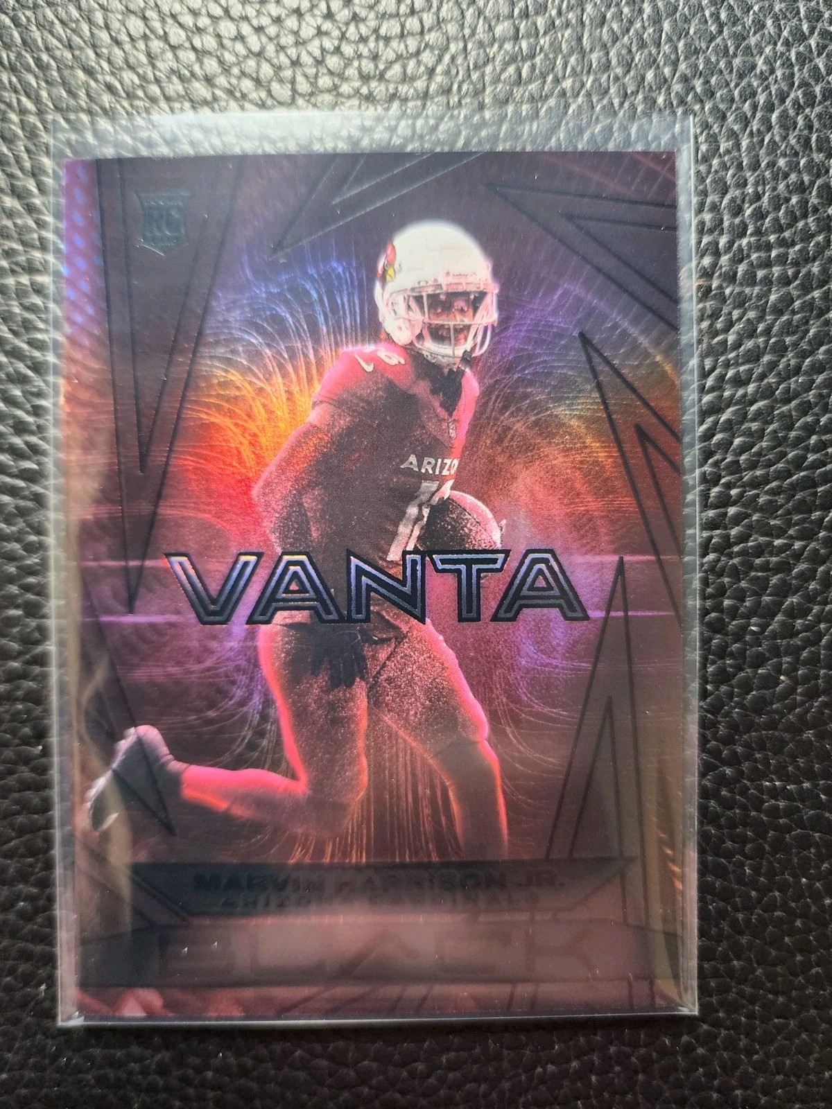 Marvin Harrison Jr 2024 Panini Black Vanta Case Hit SSP #V-MHJ Cardinals Rookie