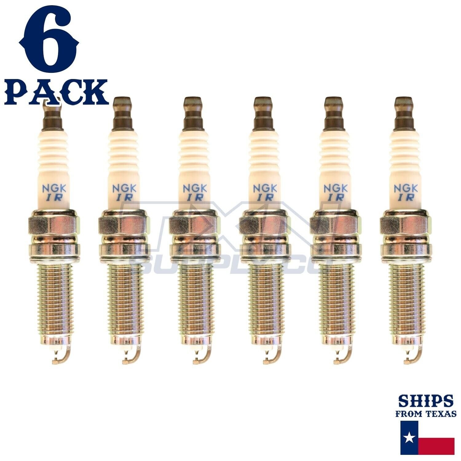 6 Pack NGK V-Power 92924 Spark Plugs DILZKR7A11G
