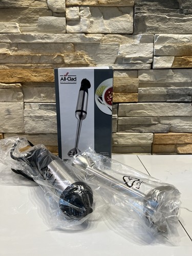 ALL CLAD IMMERSION BLENDER STAINLESS STEEL TURBO MODEL KZ750D42 NEW OPEN BOX