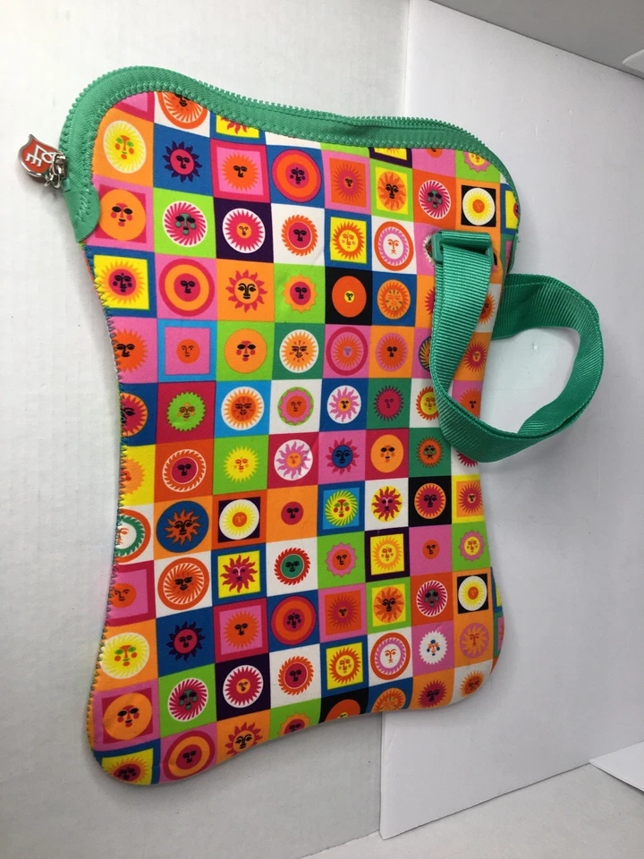 Estuche de Transporte CONSTRUIDO con Correa Ajustable Diseño de Bloque Multicolor 14.5" Foto 4 de 4