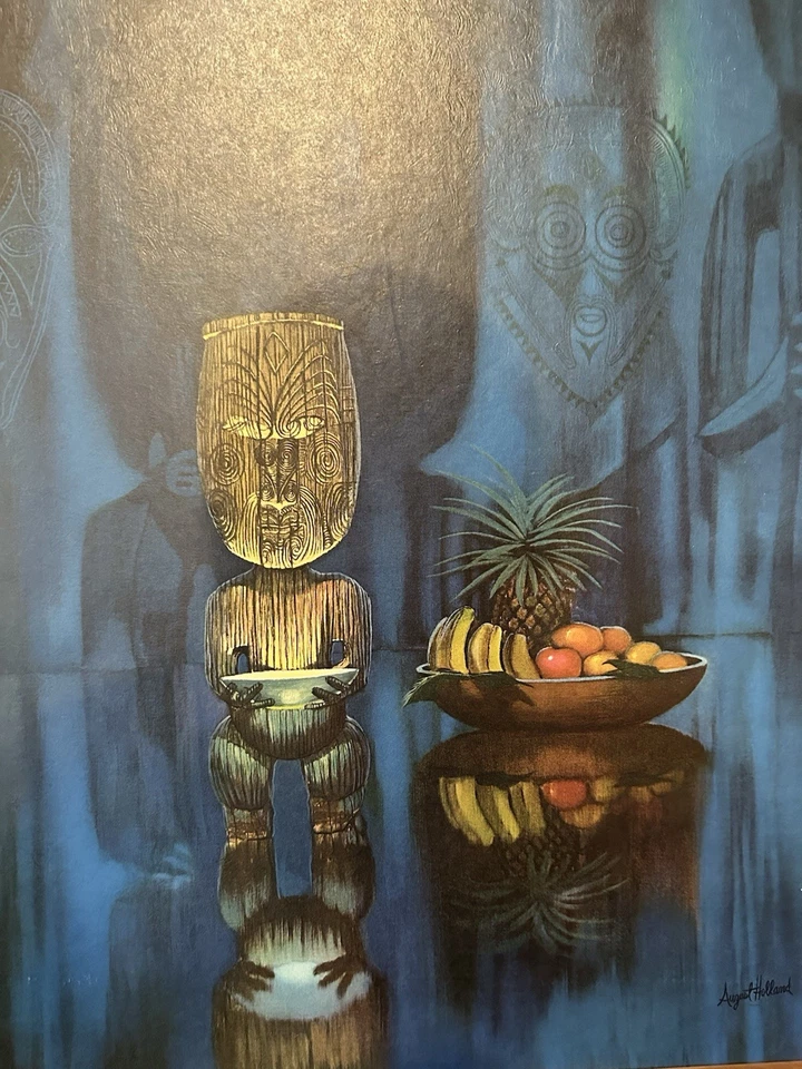 MCM в рамке печати жемчуг мудрости августа Голландии Тики искусства 31» печати - Изображение 2 из 2