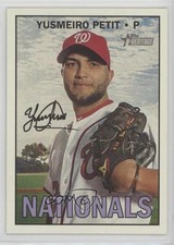 2016 Topps Heritage High Number Yusmeiro Petit #584 0f6