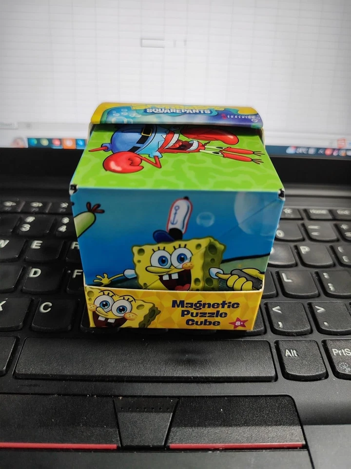 Bob Esponja Portátil Calça Quadrada Cubo Fidget - Mais de 70 Formas para Brincadeiras Criativas - Imagem 4 de 4