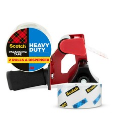 Hvy-Duty Tape Pack,Pistol-Grip Dispenser