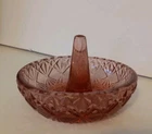 Vintage Fenton Pink Glass Ring Holder