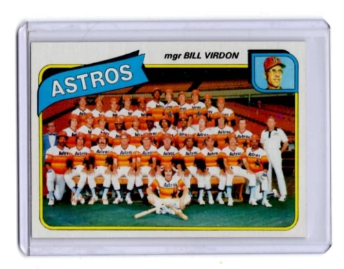 1980 Topps * Houston Astros Team Card * with Nolan Ryan * #82 * Free S/H