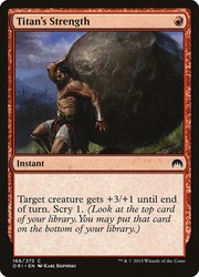 Titan's Strength - Magic Origins (ORI) #166 Common