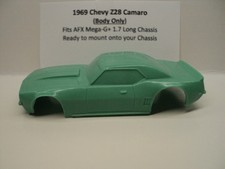 HO scale Slot Car Resin body Teal 1969 Z28 Camaro Fits AFX Mega-G 1.7