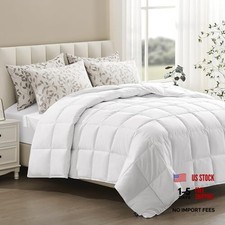 Lightweight Duvet Insert Twin Size - Summer Bedding Twin 68  88 White