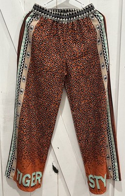 VTG Y2K Patricia Forgeal LM LULU France TIGER STYLE Animal Print Pants Nice!