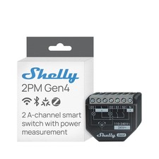 Shelly 2PM Gen4 Wi-Fi, Zigbee Matter 2-Channel Smart Relay Swit... Fast Ship