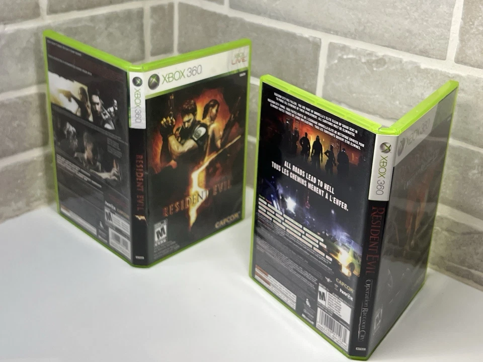 Resident Evil 5 Operation Raccoon - Xbox 360 - Complete w/ Manual CIB - Tested - Image 4 of 4