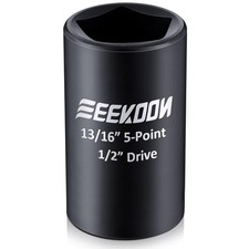 Feekoon Penta Socket With 1/2 Drive and 13/16...