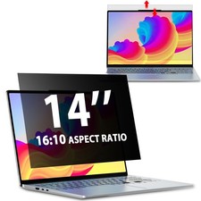Laptop Privacy Screen 14 Inch 16:10 Aspect Ratio, Removable Laptop Screen Pri...
