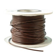Nippon Chuko Genuine Leather Round Cord Brown 2mm x 5m