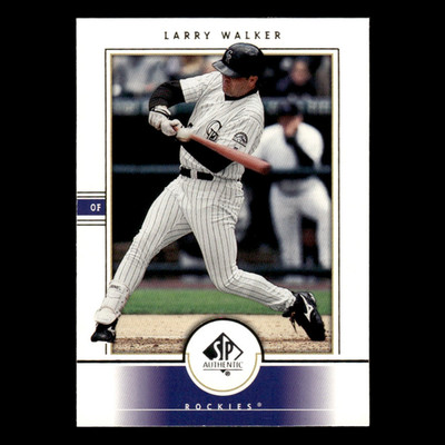 Larry Walker #88 2000 SP Authentic Colorado Rockies Baseball Card MLB NM