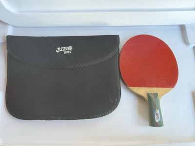 Double Fish 815 Table Tennis Ping Pong Paddle Racket 23-009 w/ Case