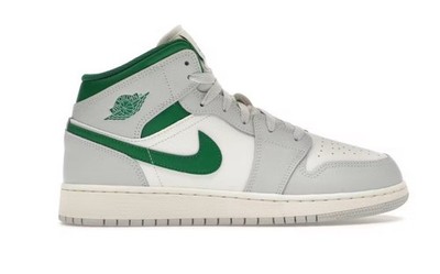 Nike Air Jordan 1 Mid Pine Green White Sneaker
