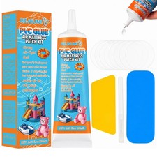 Air Mattress Patch Kit, 60ml Waterproof PVC Glue for Vinyl Pool Transparent
