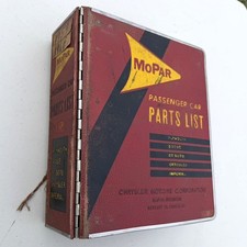 1959-60 Mopar Parts Book Plymouth Dodge Polara Catalog Original Forward Look 59