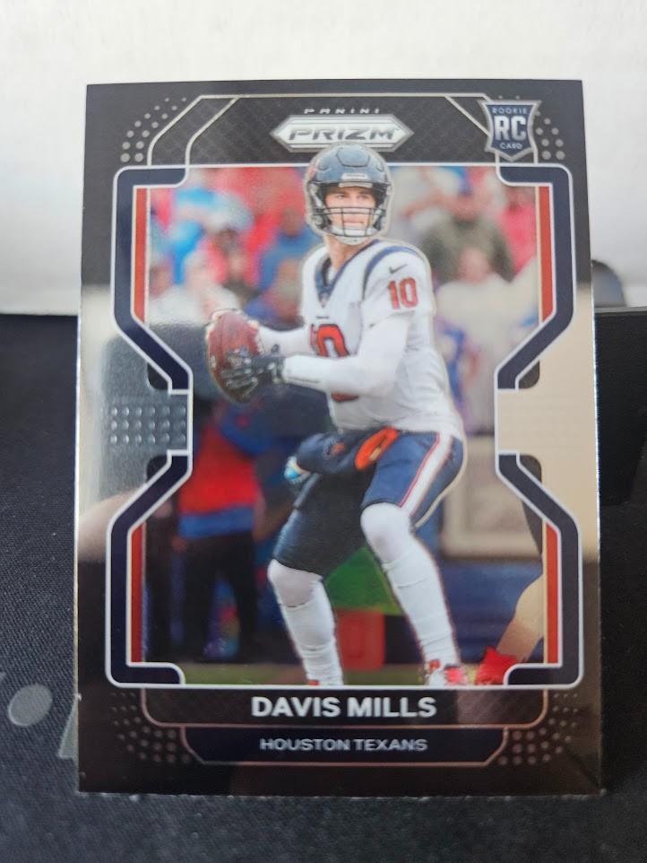 2021 Panini Chronicles - Prizm Black Davis Mills #PB-15 (RC)