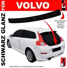 Lackschutzfolie Ladekantenschutz für Volvo C30 2007-2012 Schwarz Glanz