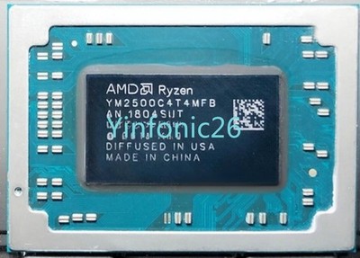 Tested Good YM2500C4T4MFB R5-2500U AMD R5 2500U CPU BGA With solder balls
