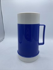Thermos Food Jar 10 oz Vintage Blue with Handle Insulated Hot or Cold