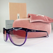Miu Miu MU05LS ZVJ2I1 Purple Sunglasses 141mm Frame + Case Set