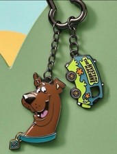 Llavero con licencia Scooby Doo, clip para bolsa, perro Scooby, máquina misteriosa, NUEVO