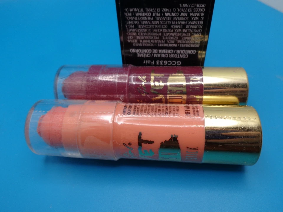 NEW Lot Of 4 L.A. GIRL 2 VELVET CCONTOUR BLUSH ,PRO.CONTOUR CREAM & GEL EYELINER - Image 3 of 4