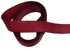 5 yards 7/8" Solid Burgundy Grosgrain Ribbon w Distinct Ribbed Texture 100 poly