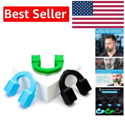 Chisel Your Jaw & Tone Neck - 3 Weights Jaw Exerciser in Food Grade Silicone