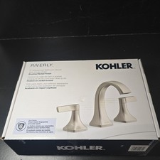 Kohler Riverly Widespread Bathroom Sink Faucet Brushed Nickel Finish -1806303 G5