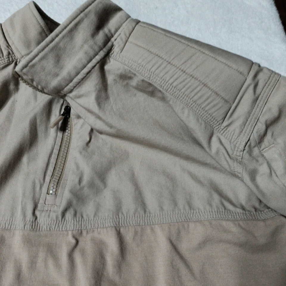 Camisa rápida 5.11 Tactical XPRT para hombre mediana ortolita manga larga hombre almohadillas para los hombros tostadas Foto 3 de 4