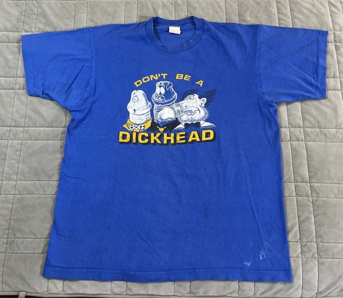 Vintage Frisco Choppers Don't Be A Dick Head Graphic Shirt Sz L-XL